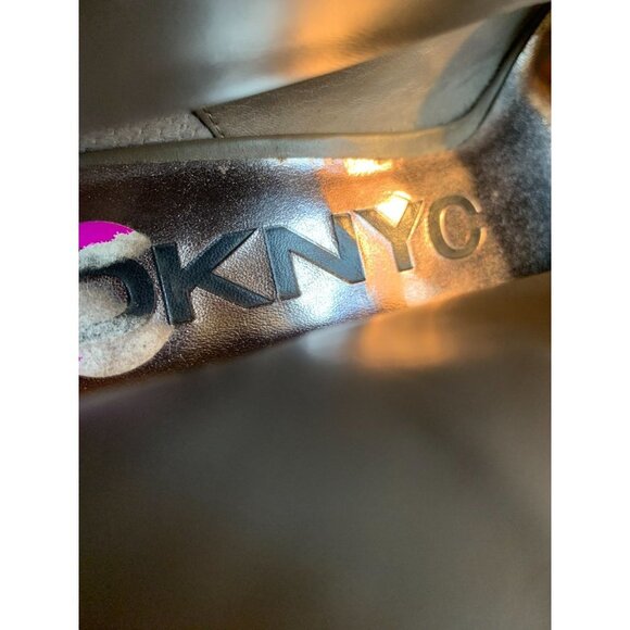 DKNYC Womens Leather Platform Ankle Boot Pump Shoe - Picture 10 of 11